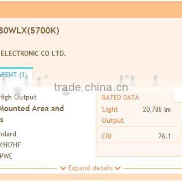 Hot Selling UL CUL DLC List 180w Black or Silver Cover IP65 Led Street Light for Roadway Lighting photo-4