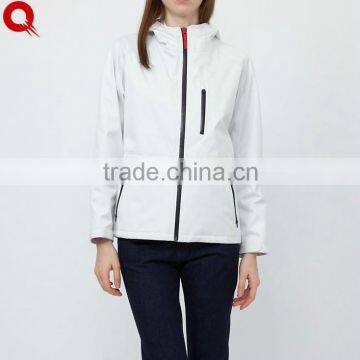 100% polyester lightweight waterproof jacket 10000mm, american wholesale sports cut and sew intimate custom woman apparel
