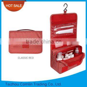 New Style Travel Wash Gargle Bag Cosmetic Bag With Plastic Hook