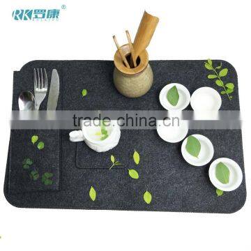 New design fashion felt coaster with low price