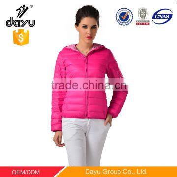 Nylon women clothing down coat padded down jacket winter jacket mens down jacket for the winter