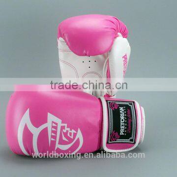 UFC Fitness Pretorian Grant Luva Boxe MMA Training Boxing Gloves In Pink PU Leather Muay Thai MMA Sports Equipment