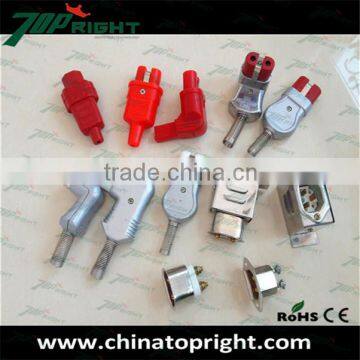 High temperatur connector for extruder heater