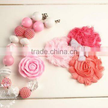 New Rose Flower bubble gum necklace