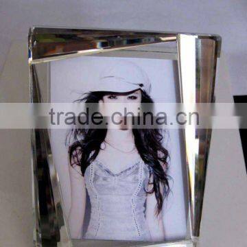 Crystal photo frame