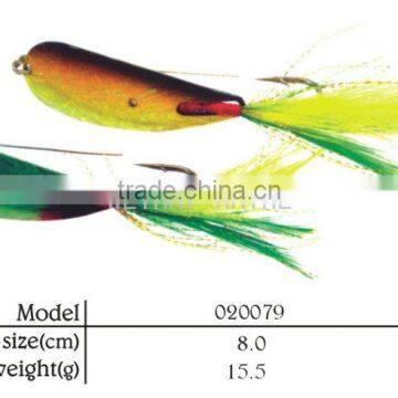 weedless imbed hook spoon fishing lure