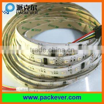 Epistar SMD 5050 2 year warranty 60 LEDs/m 10 pixels/m addressable 24V RGBW DMX LED strip