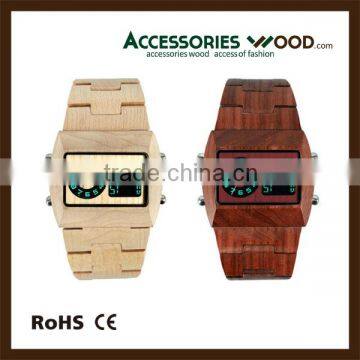 high quality bamboo watch japan movement quartz wood watch men watches