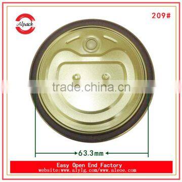 209# Canned Lupin Beans Lid Tinplate Easy Open End photo-5