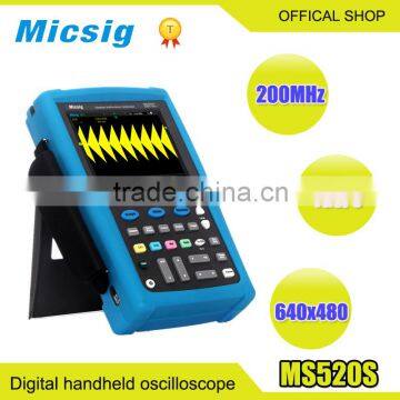 Micsig digital handheld oscilloscopes MS520 200MHz isolated channel USB storage multimeter