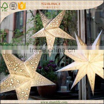 Baby Room Decor Handcraft Recycled White Origami Paper Star