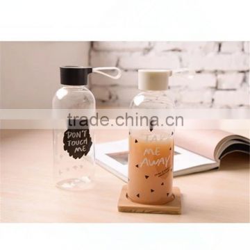 Custom design fat shaped buffing colorful plastic shaker milk bottle