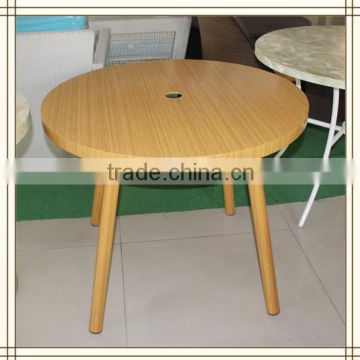 Parasol styl Round aluminum table (T846)