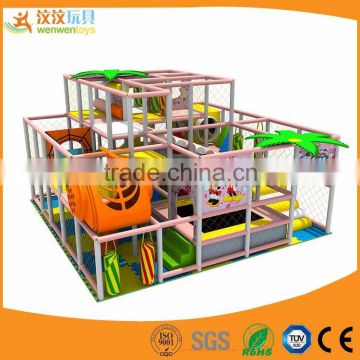 Galvanized steel,LLDPE Material indoor playground equipment for sale