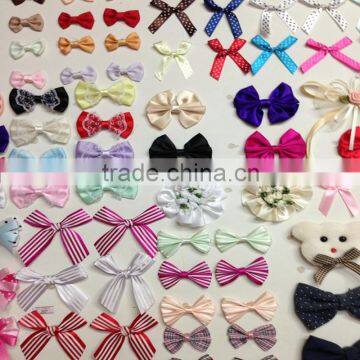 Customized Satin Grosgrain Ribbon Hair Bow Handmade Classical Hair Bows Hair Accessories For Girls