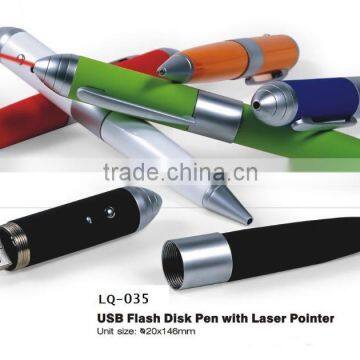 usb stylus pen Laser Pen USB flash drive with customed logo, multifunction laser pointer usb pen drive