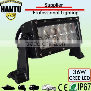 New design 4d rejection cup 4x4 led light bar 36w double row led light bar