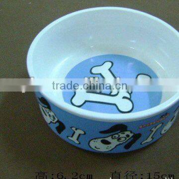 Popular Ceramic Pet Bowl Cartoon Printing