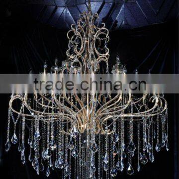 Grand crystal lamp shade