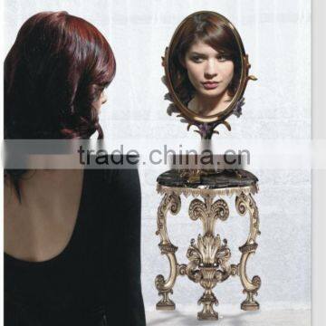 RORO Conjugal Felicity lily enamel crystal glass craft mirror