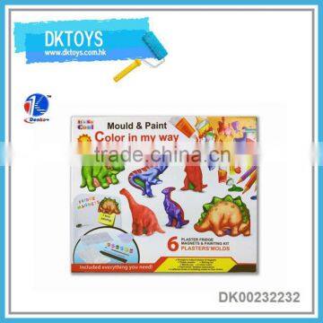 Denko Toys-Creative Craft Toy Fridge Magnet Dinosaur Toy Plaster Painting Toy