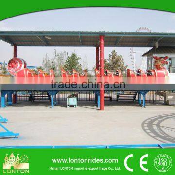 Theme Park Games For Sale Children Ride Mini Roller Coaster Dragon photo-2