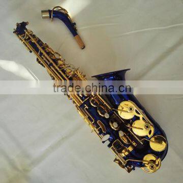 Blue Saxophone Cheap Price Colored Saxophones for Beginners
