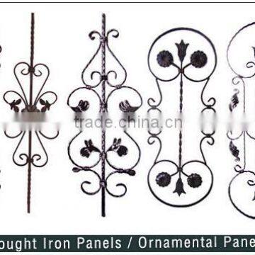 Decorative Wrought Iron Panels, Wrought Iron Rosettes, Wrought iron Components