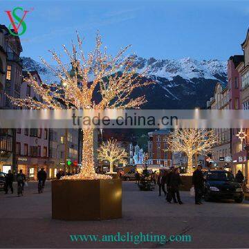 salely use led string light for christmas outdoor tree decoration