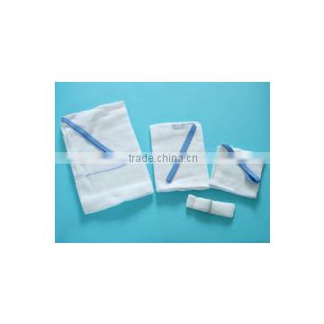 100% cotton prewashed sterile medical lap sponges with CE and FDA