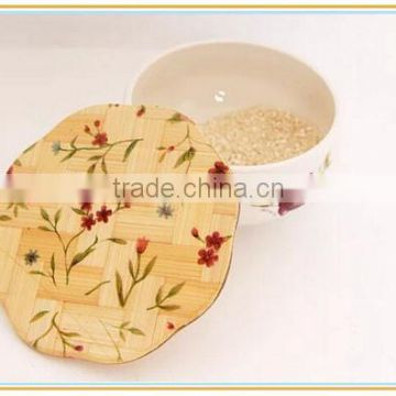 Hot Sale Thermal Shield Bamboo Coaster to Putting Cup