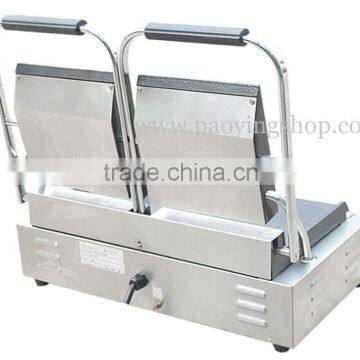 Commercial Use Non-stick 220v Electric Smooth Double Contact Grills
