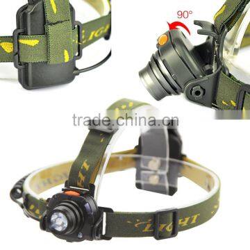 100M Distance Head Lamp 3* AAA Battery 900 Lumens LED Lamp IR Sensor Headlight Headlamp Lantern Flashlight Outdoor Camping photo-3