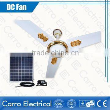 powerful 22W ac dc doubel use dc ceiling fans solar power DC ceiling fan