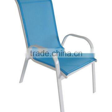 Uplion MC1046 fashion style modern design outdoor hot sale steel chair garden line stacking chair