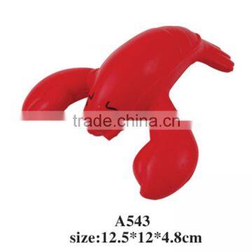 pu promotional cheap gifts lobster stress ball