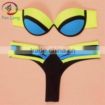 sexy bikini neoprene swimwear 2015 hot sell swimwear