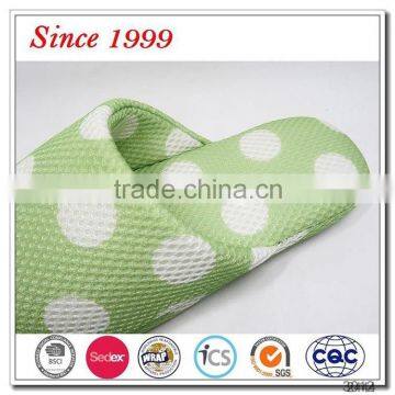 Fresh Green Wave Point Customized Logo Indoor Slippers photo-6