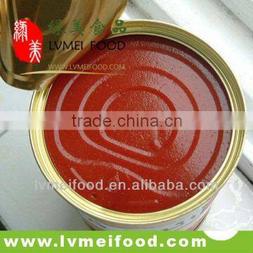 Canned Tomato Paste from New Crop