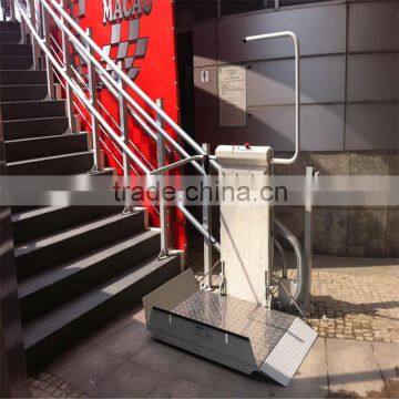Stair Climbing Assist for Disabled/Foldable Incliend Wheel Chair Lift