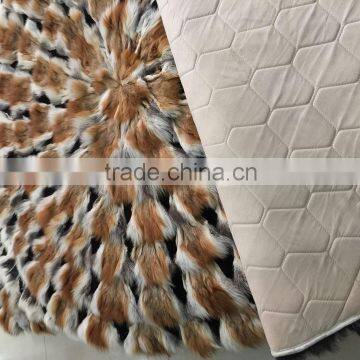 fashion design custom made accept softly sheep fur rug