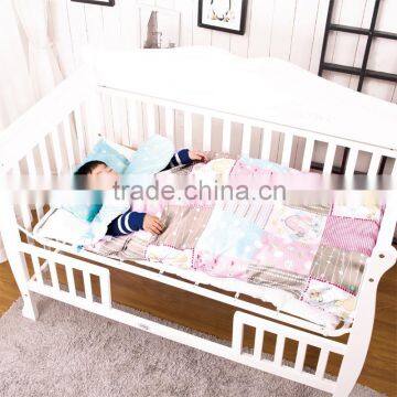 Infant Kids Anti Kicking Sleeping Bag Quilt for Four Seasons 100% Cotton Fabric and Quilt Dream Time Style