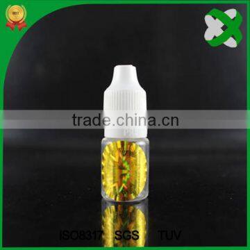 dropper bottles decoration hologram label sticker