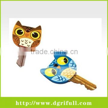 can coustomized cute owl silicone key cap