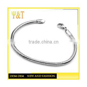 Cheap Wholesale Snake Silver Stainless Steel Chains to Bracelets Necklace Making Jewelry(SC-002)