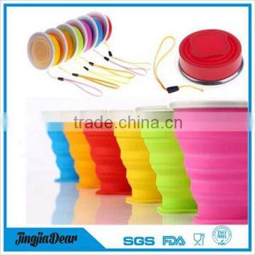 Portable Collapsible Silicone Cup / Camping Trip Cup/ Mug