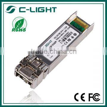 OEM&ODM 10G SFP+ ZR 1550nm 80km SMF DDM hot selling fiber optical module