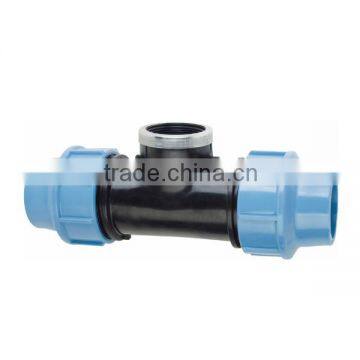 PPR Elbow Plastic Fitting Tee with Tap Connector Male High Quanlity