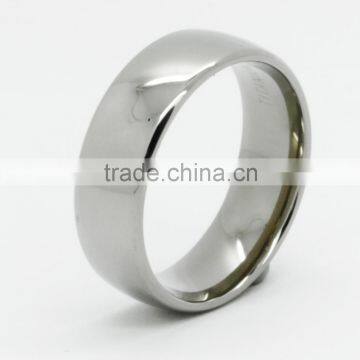 Men's Titanium Grooved Ring With Sand Stone Finish photo-2