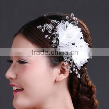 MYLOVE wholesale crystal flower bridal wedding hair accessories MLF079